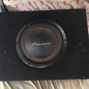 10” pioneer speaker and box